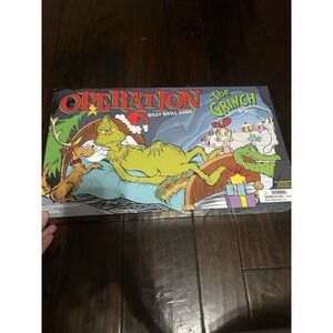 The Grinch operation Game Silly Skill Dr Seuss Complete New Open Box